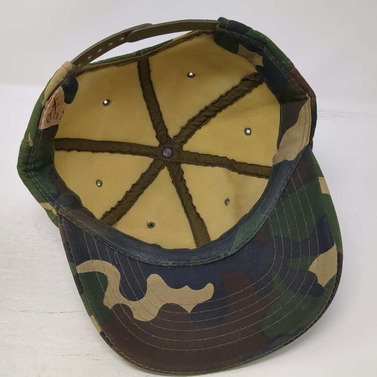 UA Headwear Baseball Cap Green Camo Woodland One Size Adjustable Snapback Hat