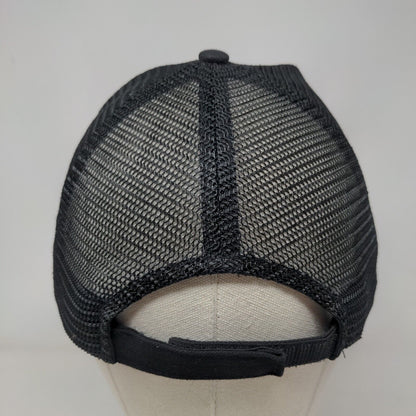Effen Vodka Strapback Trucker Hat Black One Size Drink Responsibly Mesh Back
