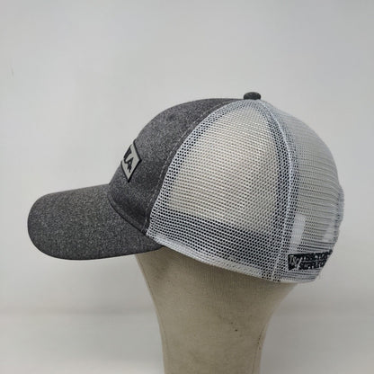 Ridgecut Men's Snapback Mesh Back Hat Gray OSFM 3D Logo Adjustable