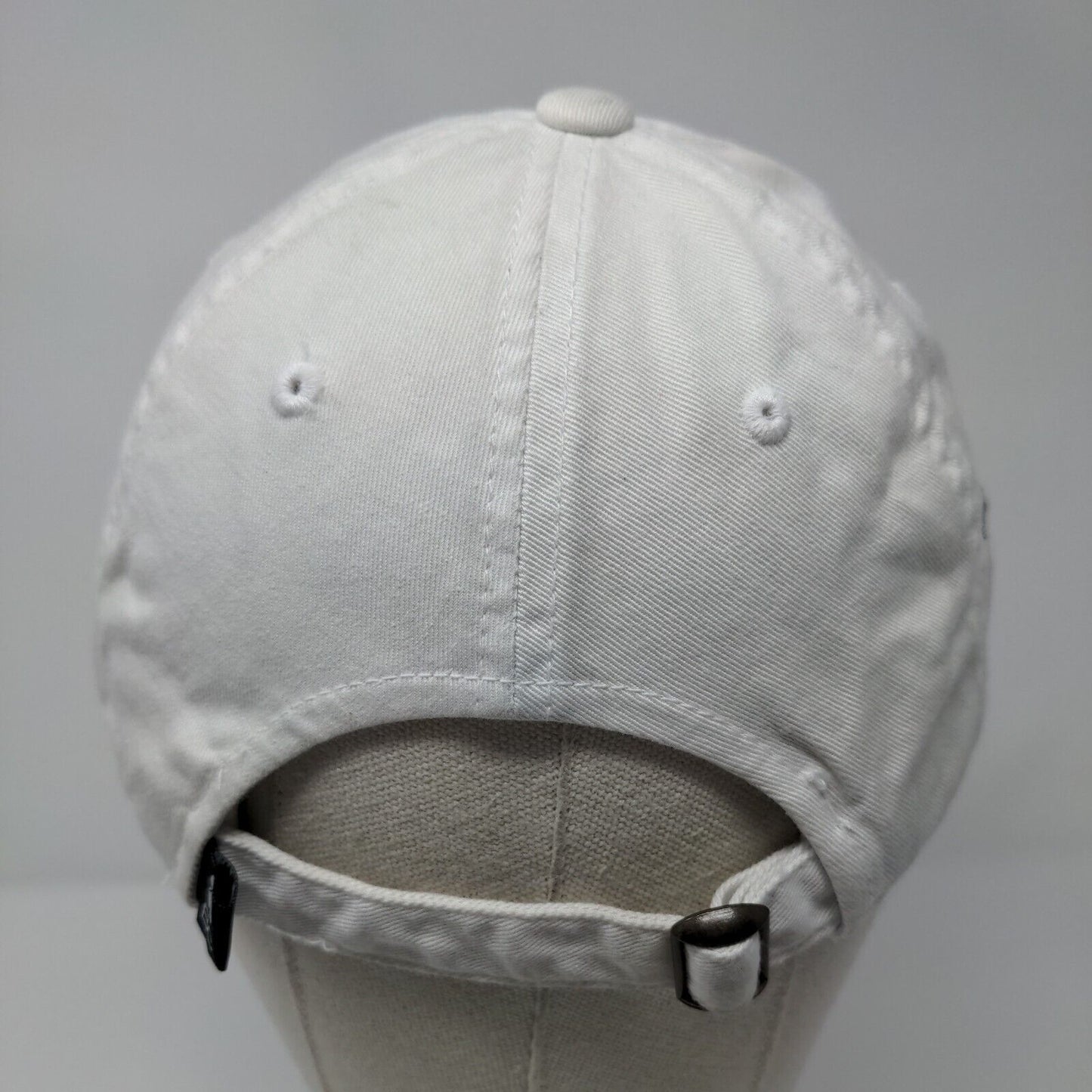 Live Lucky The Madison Club Slideback Hat White OSFA Adjustable Black Clover