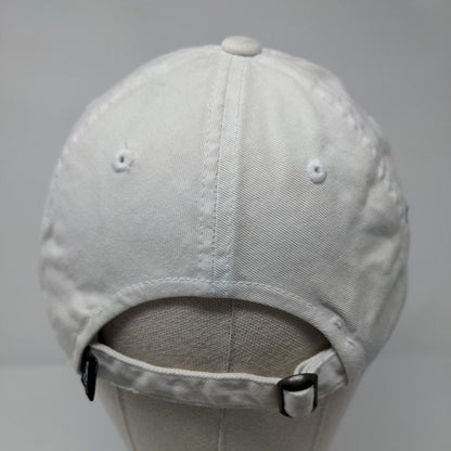 Live Lucky The Madison Club Slideback Hat White OSFA Adjustable Black Clover