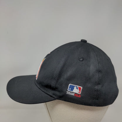 Team MLB Boys Strapback Hat Black Florida Marlins Embroidered Logo
