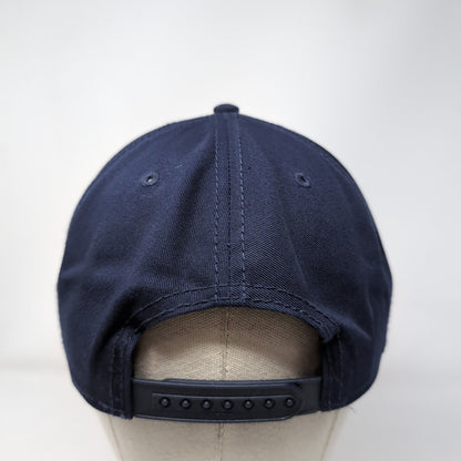 ID Golf Snapback Hat Blue OSFM Adjustable Embroidered Vented Holes 6 Panel Otto