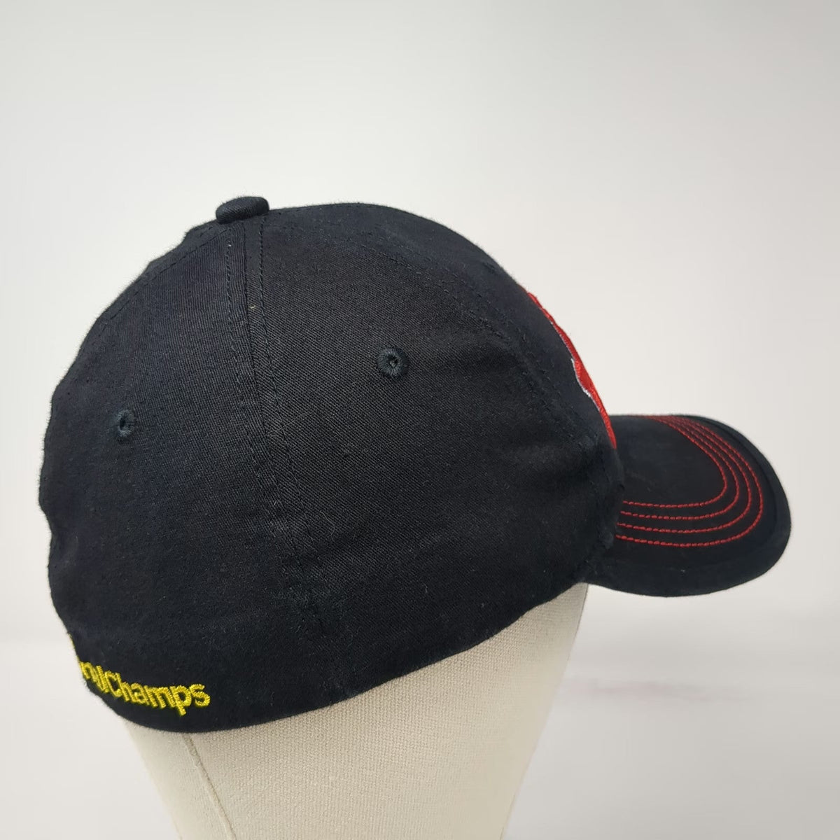 Black Maryland Drinking Team LED Light Baseball Cap One Size Fitted Champs Hat