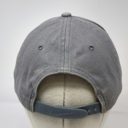Nike Snapback Gray Black Vintage Hat Green Underbrim Embroidered Swoosh Logo