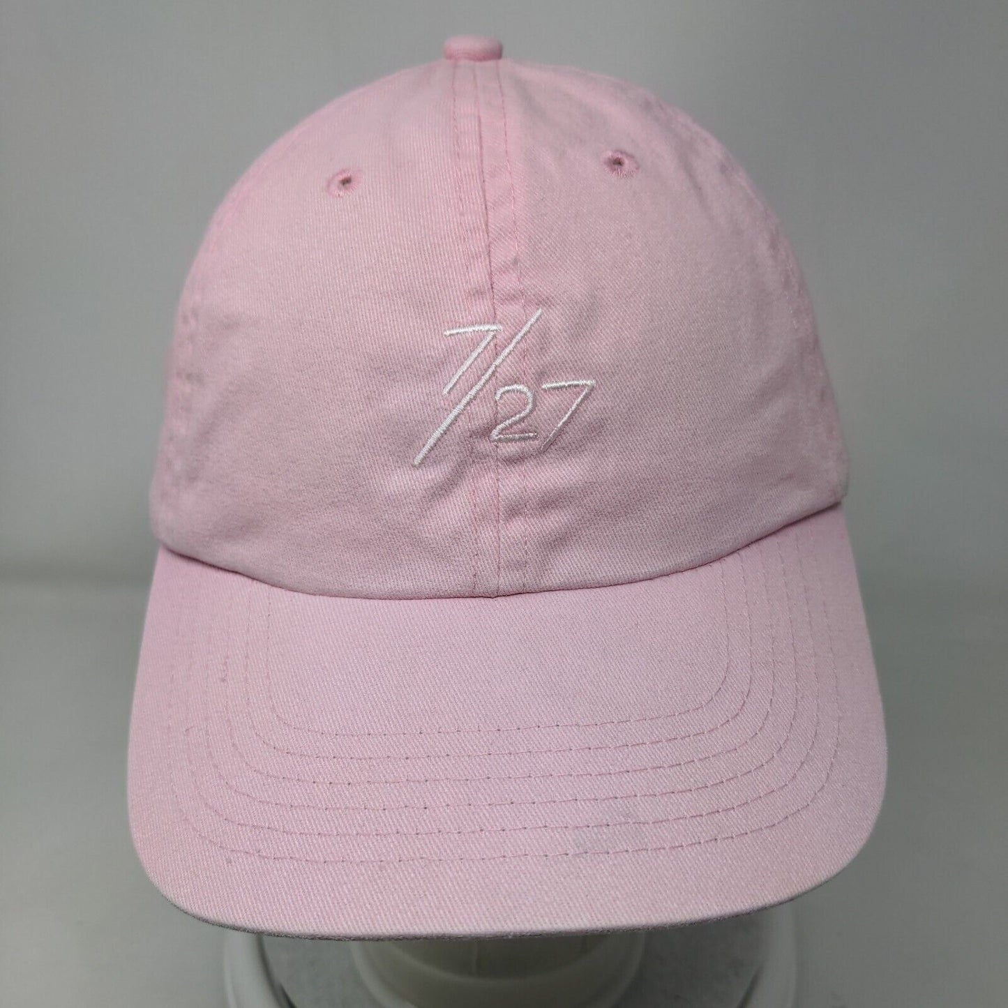 7/27 Fifth Harmony Slideback Hat Pink OSFM Embroidered KC Caps