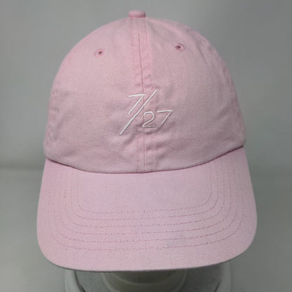 7/27 Fifth Harmony Slideback Hat Pink OSFM Embroidered KC Caps