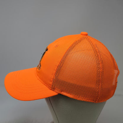 Hevi-Shot Baseball Cap Orange One Size Trucker Hat Mesh Back Strapback Pheasant