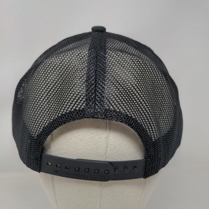 Golden Harvest Adult Snapback Trucker Hat Black One Size Mesh Back Outdoor Cap