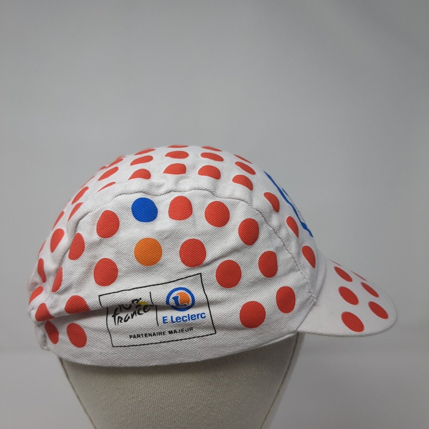 E.Leclerc Stretch Fitted Hat Multi One Size Polka Dot Cotton Outdoor
