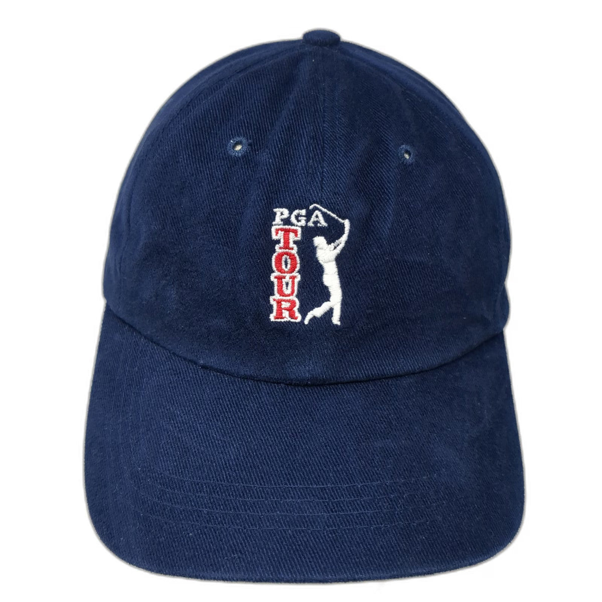Ahead PGA Tour MasterCard Hat Blue Baseball Cap OSFM Corduroy Slideback Sport