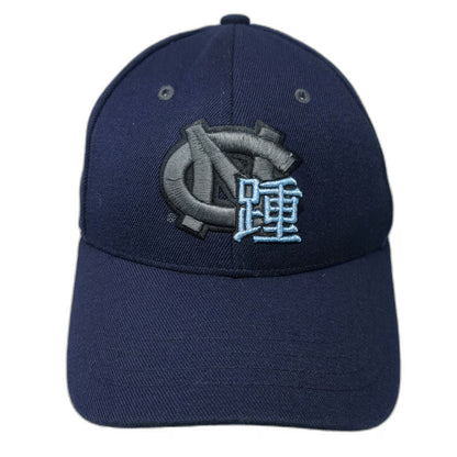 Zephyr North Carolina Tar Heels NCAA Cap Blue L Kanji Fitted Footprint Hat