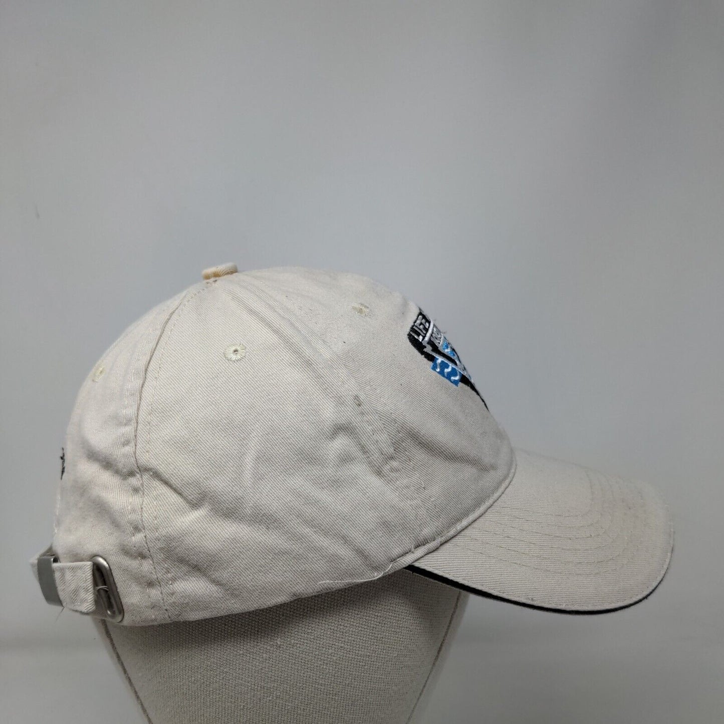 Life Member North America Fishing Club Slideback HatTan One Size Embroidered