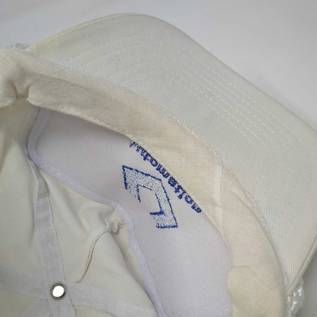 KC 5 Panel Beige Blue One Size Snapback Rope Automation Electronics Logo Hat