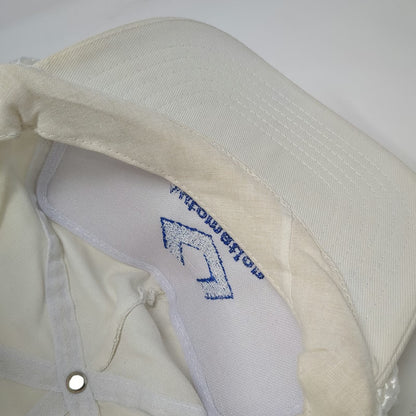 KC 5 Panel Beige Blue One Size Snapback Rope Automation Electronics Logo Hat