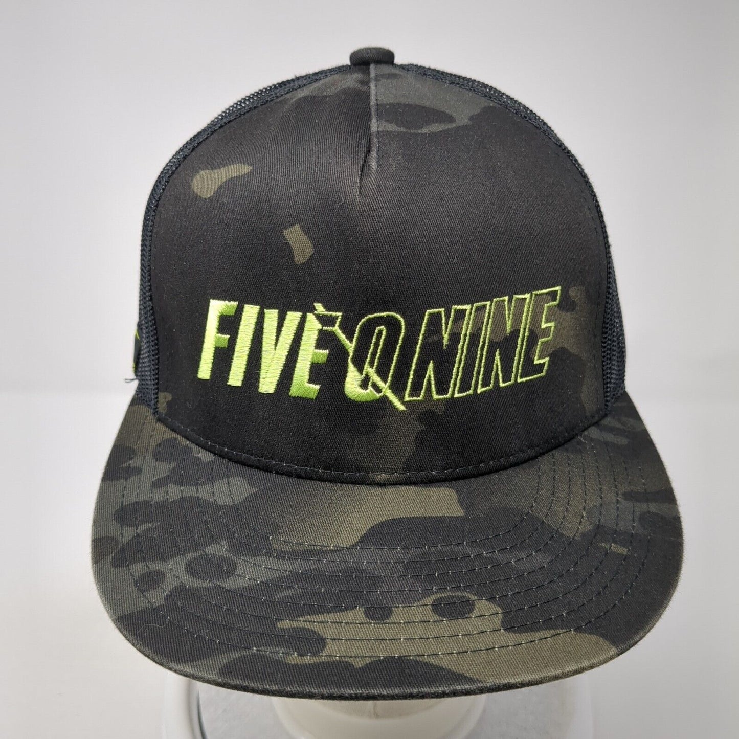 Five O Nine Snapback Mesh Back Trucker Hat Camo One Size Adjustable