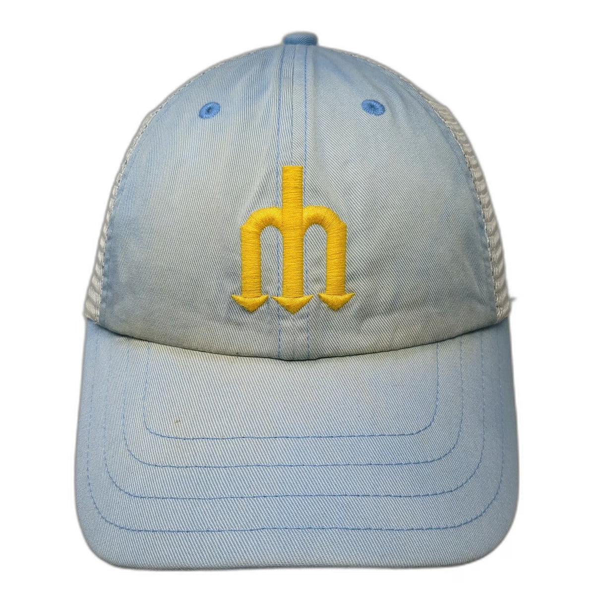 Seattle Mariners MLB Nike Blue One Size Trucker Hat Trident Logo Mesh Snapback
