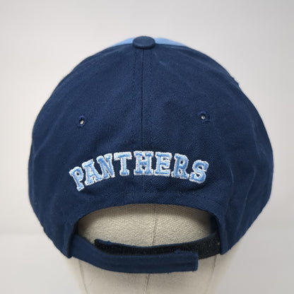 WJ Panthers Strapback Hat Blue One Size Adjustable Embroidered Colorblock