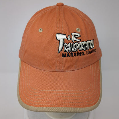 T&R Transportation Marsing Idaho Strapback Hat Orange One Size Port Authority
