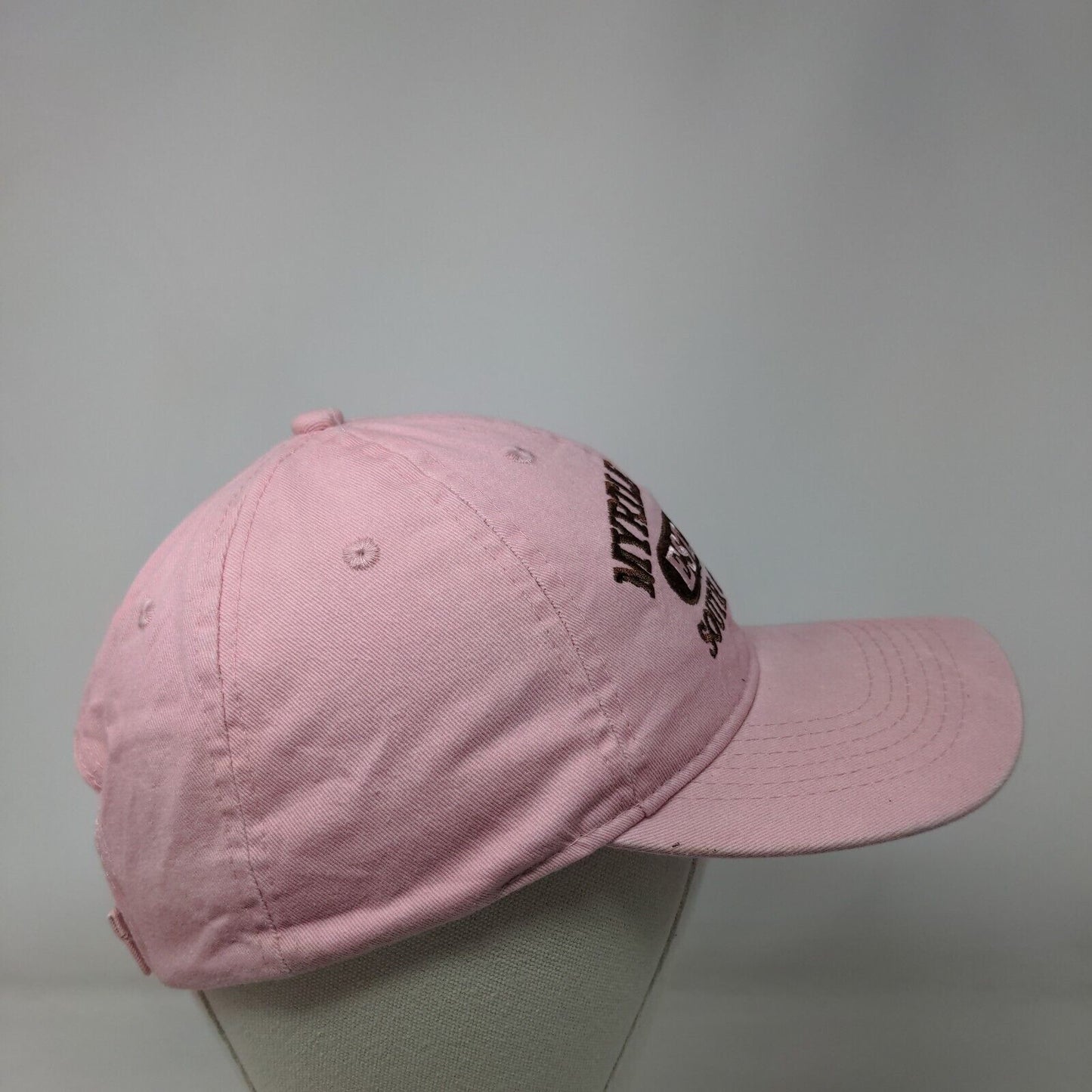 Myrtle Beach South Carolina Est. 1938 Strapback Hat Pink OSFA Embroidered ESY