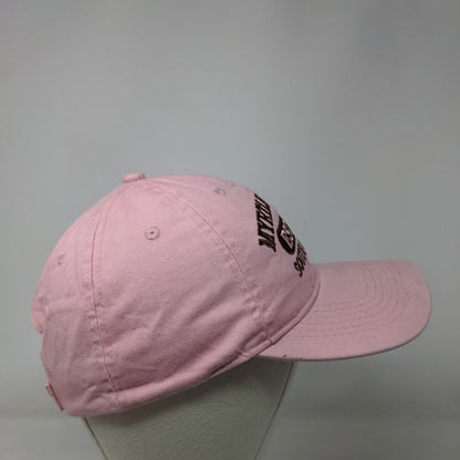 Myrtle Beach South Carolina Est. 1938 Strapback Hat Pink OSFA Embroidered ESY