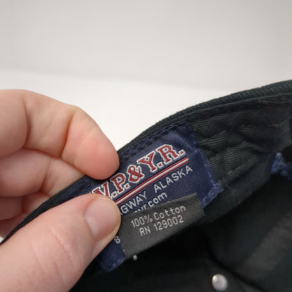 White Pass & Yukon Route 2018 Skagway Alaska Strapback Hat Black OS Adjustable