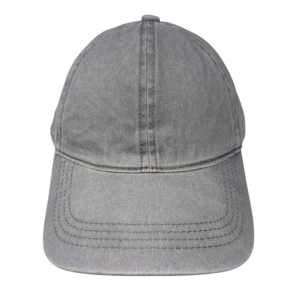 David And Young Slideback Hat Gray One Size Adjustable 6 Panel Blank