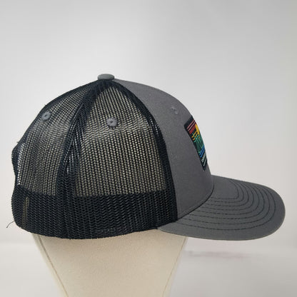 Zephyr Trucker Hat Gray One Size Mount Rainier National Park Patch Mesh Snapback