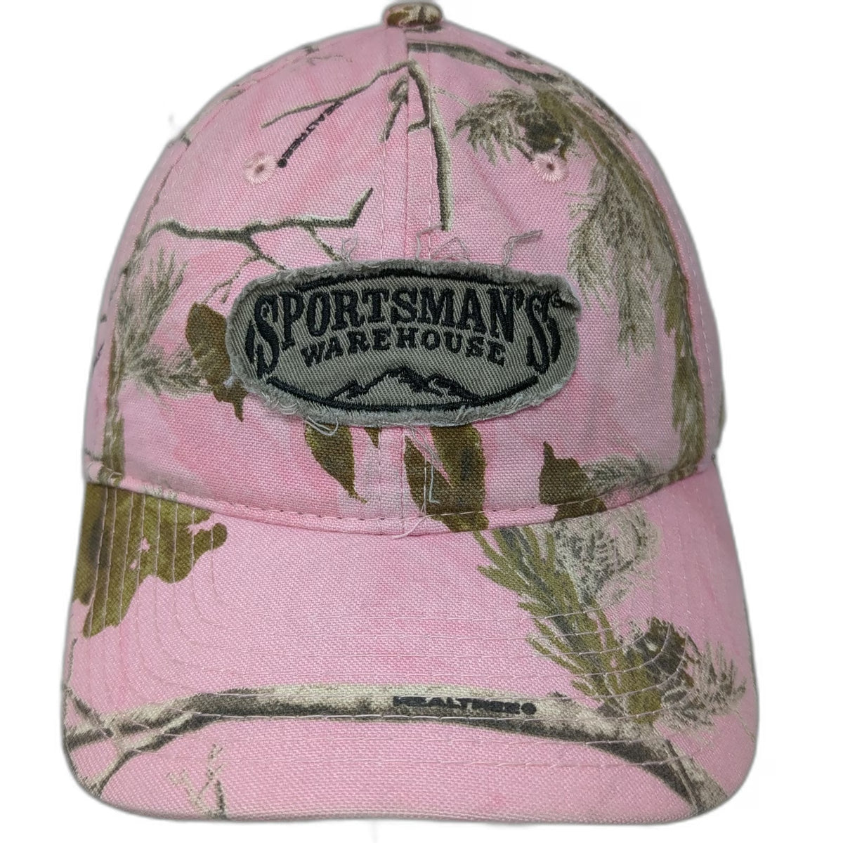 Outdoor Cap Sportsman's Warehouse Baseball Hat Pink Camo One Size Strapback Logo