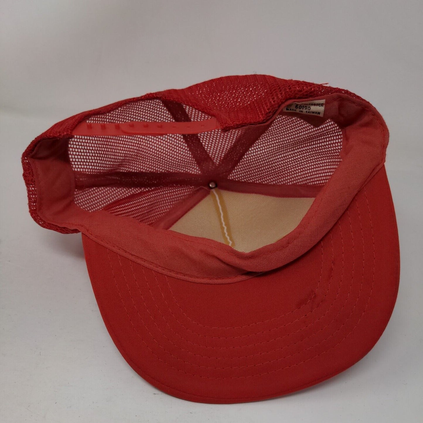 A-Plus Talent Snapback Mesh Back Trucker Hat Red One Size Colorblock