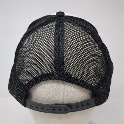 Back To Back World War Champs Snapback Trucker Hat Black OS Mesh Back Rope Otto