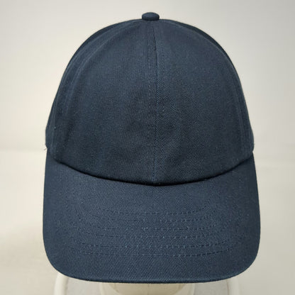 Express Baseball Cap Blue One Size 100% Cotton Slideback Strapback Plain Hat