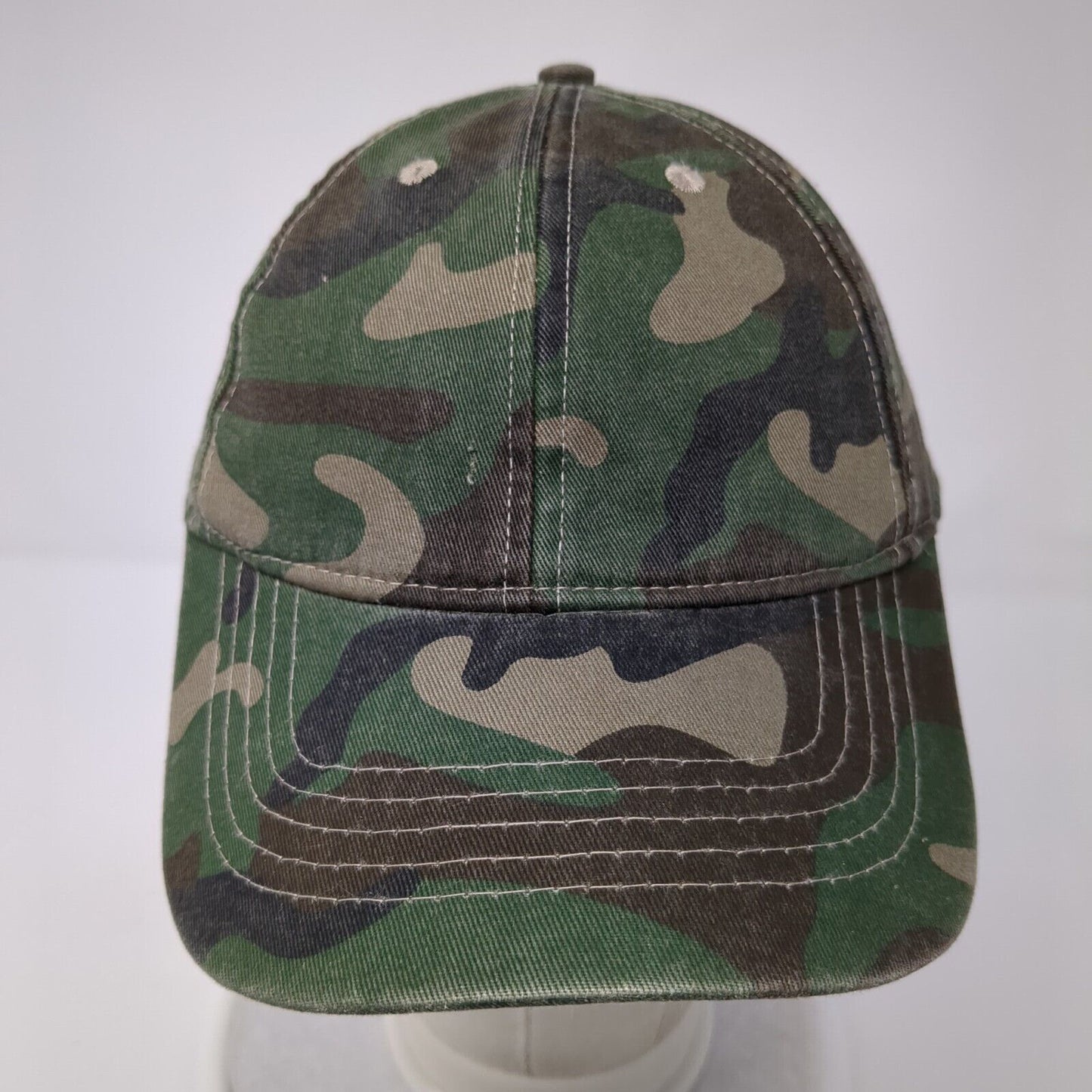 Unbranded Strapback Hat Camouflage One Size Adjustable 6 Panel Outdoor