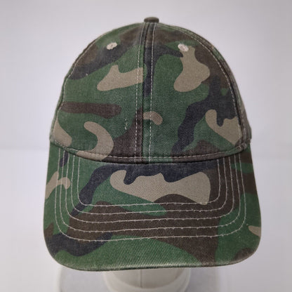 Unbranded Strapback Hat Camouflage One Size Adjustable 6 Panel Outdoor