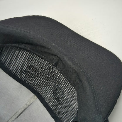 Yupoong Baseball Cap Black One Size Corduroy Snapback Gray W Logo Music Band Hat
