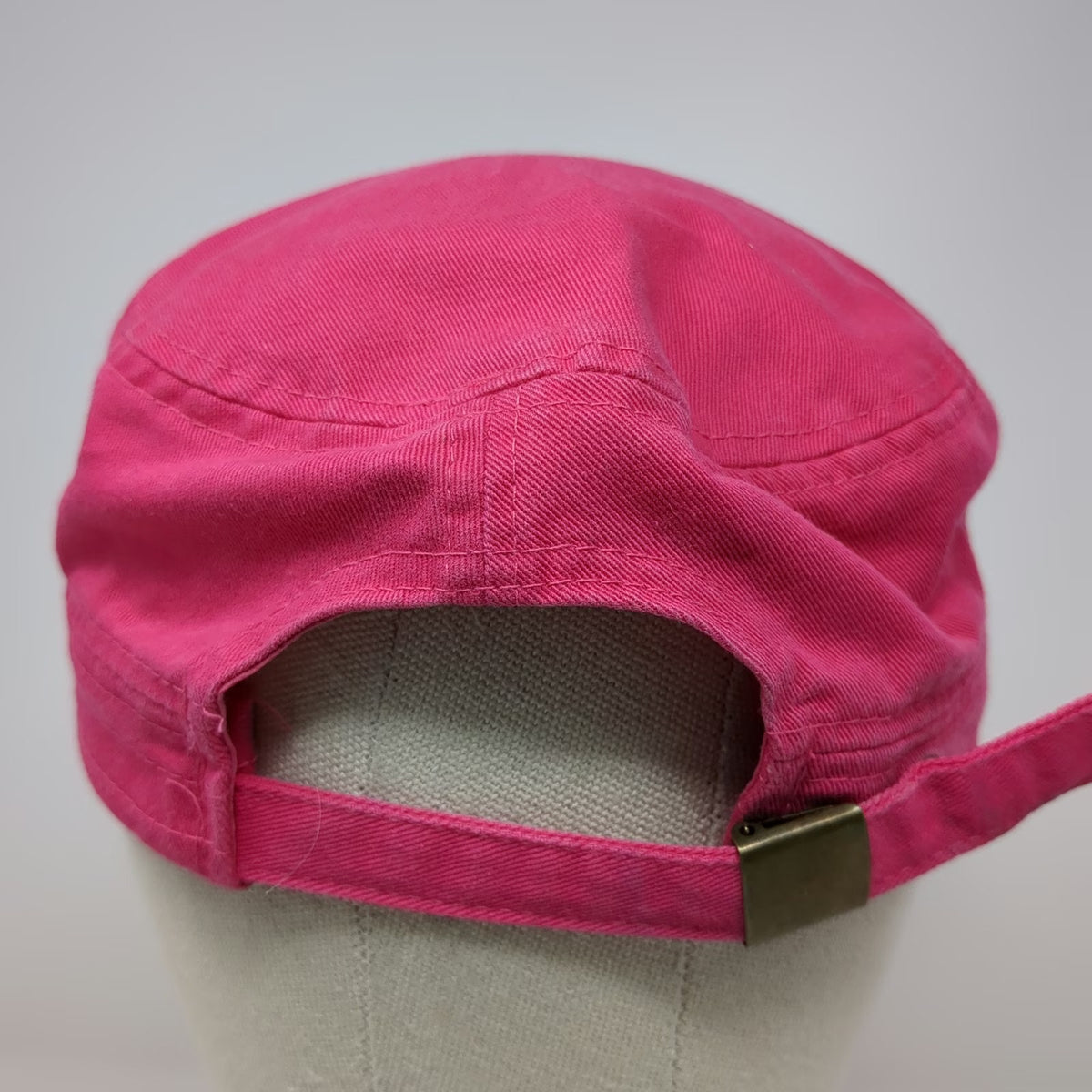 Leader LOGA Army Cap Pink One Size Cross Rhinestone Distressed Filigree Hat