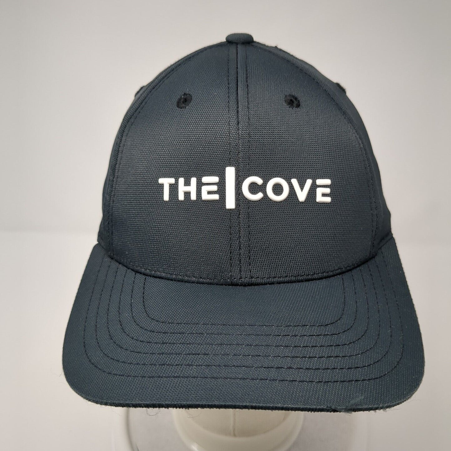The Cove Strapback Hat Black One Size Adjustable 6 Panel Sport-Tek