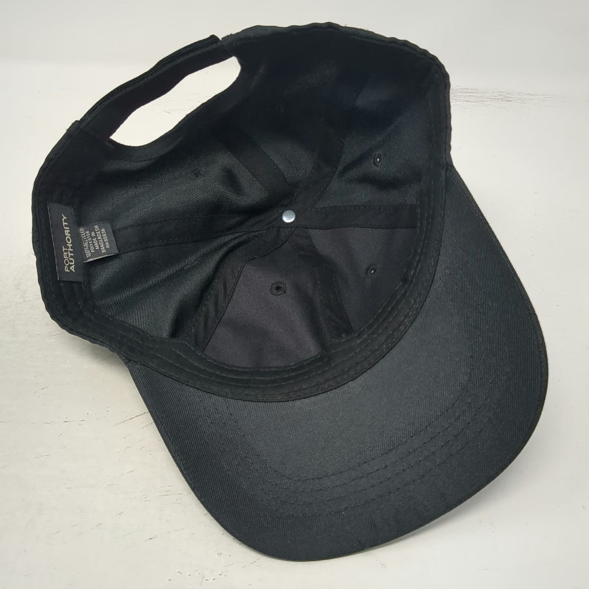 Port Authority Autodesk Civil 3D Baseball Cap Black One Size Strapback Hat Logo