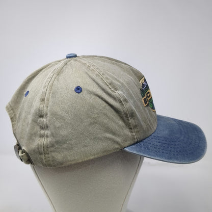 Hozer Headwear 5 Panel Green Blue Hat One Size BMC West Mountain Logo Slideback