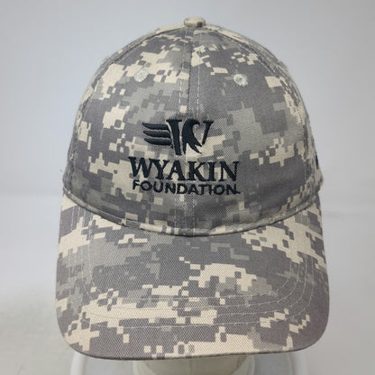 AMC Baseball Cap Gray Digital Camo Wyakin Foundation Meritor OSFM Hat 6-Panel