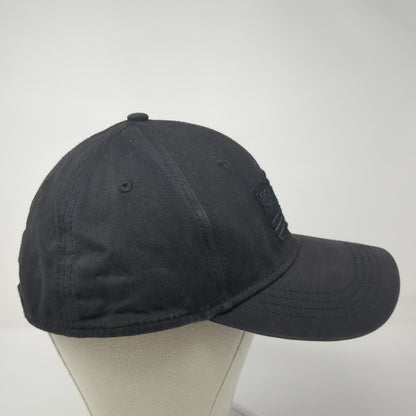 American Flag Snapback Hat Black One Size Adjustable Solid H3 Headwear