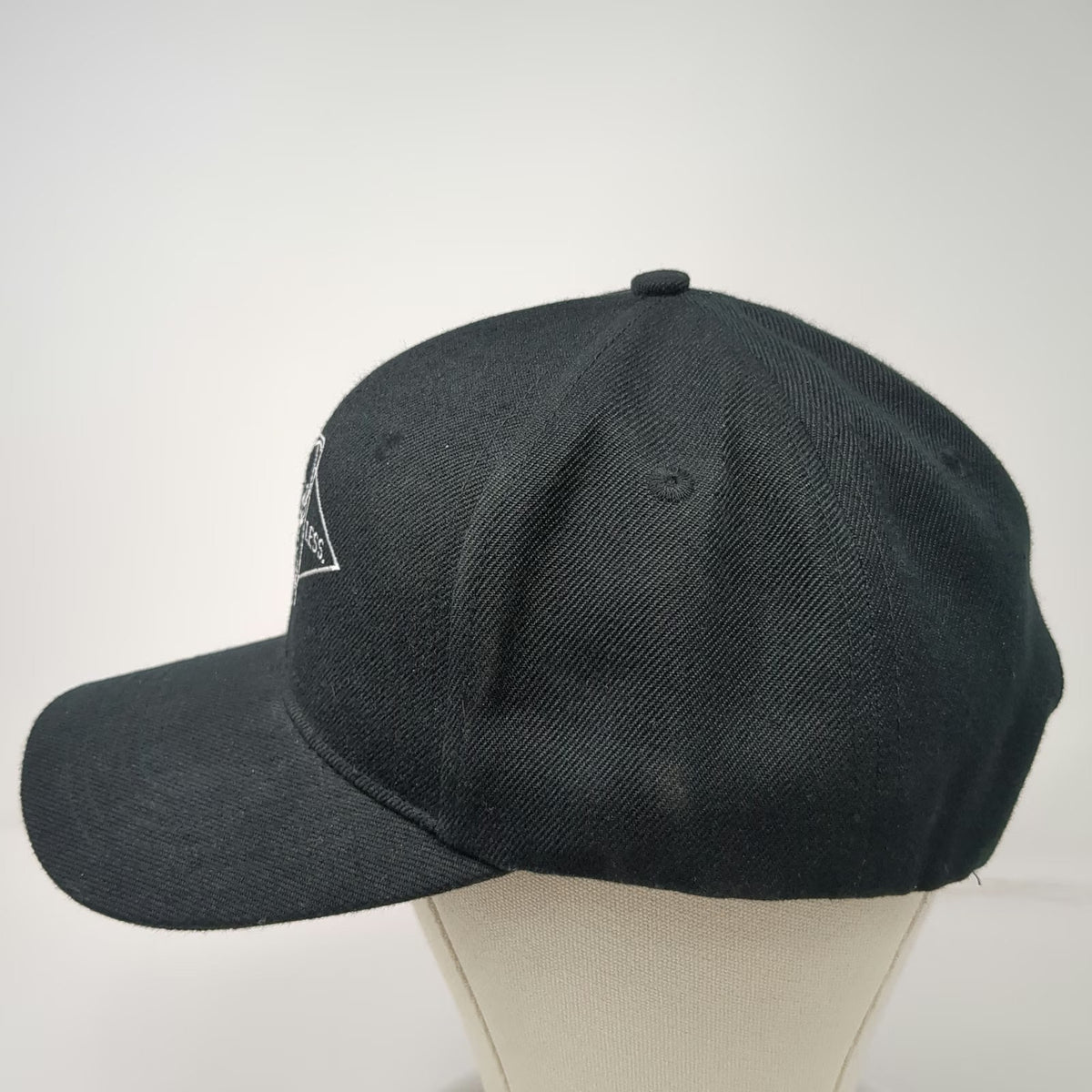 GLD Say Less Reaper Snapback Hat Black One Size Acrylic Wool Embroidered Graphic
