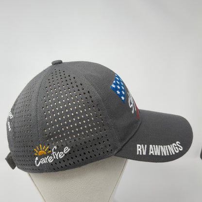 Shade Pro RV Awnings 2020 Strapback Hat Gray One Size Adjustable Patriotic