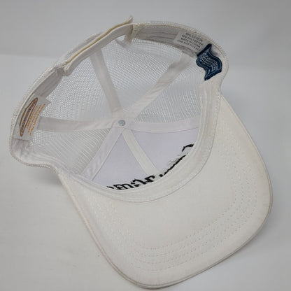 Larry Hillis Dodge Strapback Trucker Hat White OS Adjustable Mesh Back Paramount