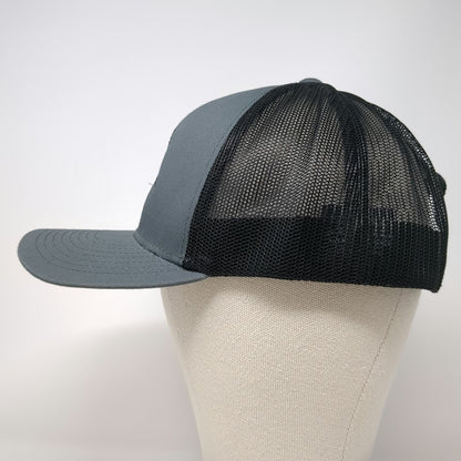 Pacific Headwear Trucker Hat Gray Black XL IBEW Local 1245 Bay Region Snapback