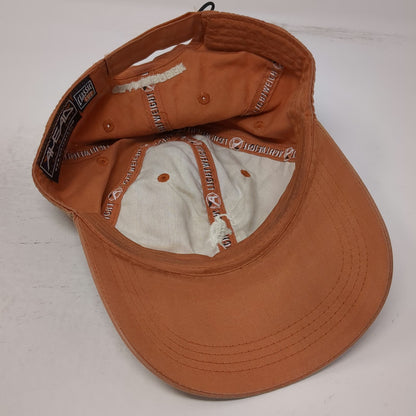 Ahead Baseball Cap Orange One Size Crane Creek Bird Embroidery Cotton Hat