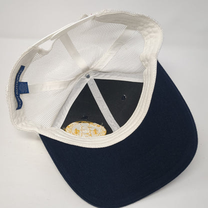 Lookout Credit Union Snapback Mesh Back Trucker Hat Blue One Size Outdoor