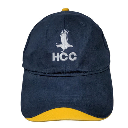 HCC Strapback Hat Blue OSFA Adjustable Embroidered 6 Panel Hit Wear