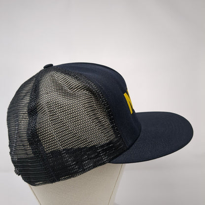 NHP Snapback Trucker Hat Black L/XL Mesh Back Fechheimer Uniforms