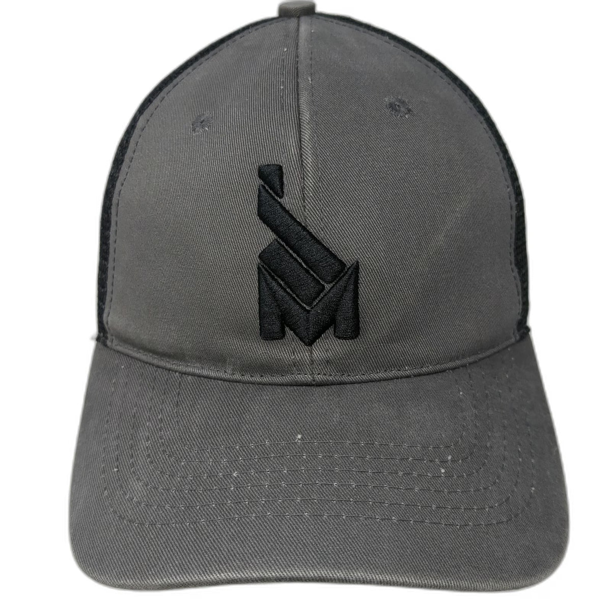 Name Trucker Hat Gray One Size Mission43 Mesh Back Snapback Graphic Brim
